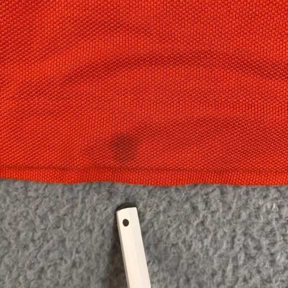 Lacoste Shirt Men L Orange Polo Preppy Classic Fit Preppy Logo Pullover Normcore - Picture 2 of 9